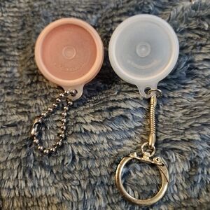 Vintage Tupperware Keychains Set Of 2